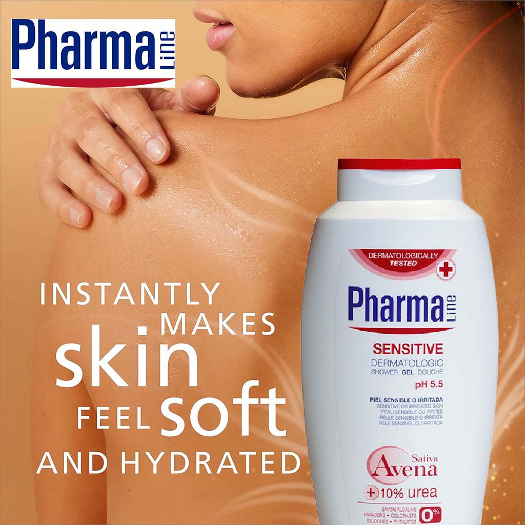 PharmaLine Sensitive Dermatologic Shower Gel 750 mL - Easy Pharmacy LLC