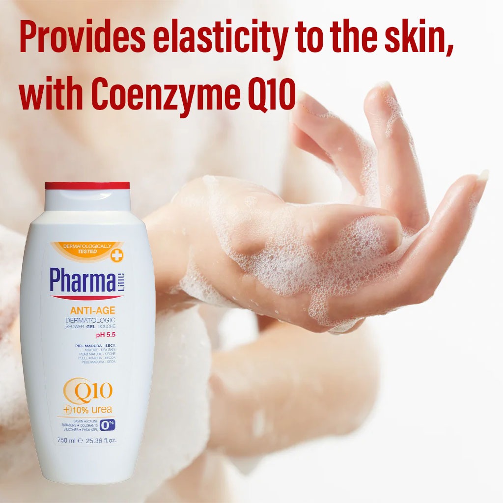 PharmaLine Anti-Age Dermatologic Shower Gel 750 mL - Easy Pharmacy LLC