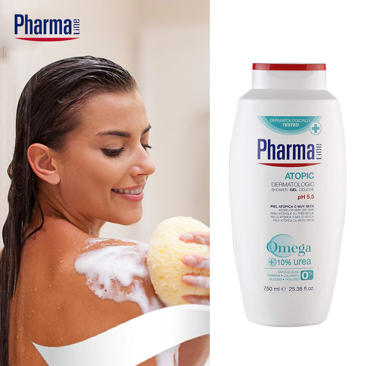 PharmaLine Atopic Dermatologic Shower Gel 750 mL - Easy Pharmacy LLC