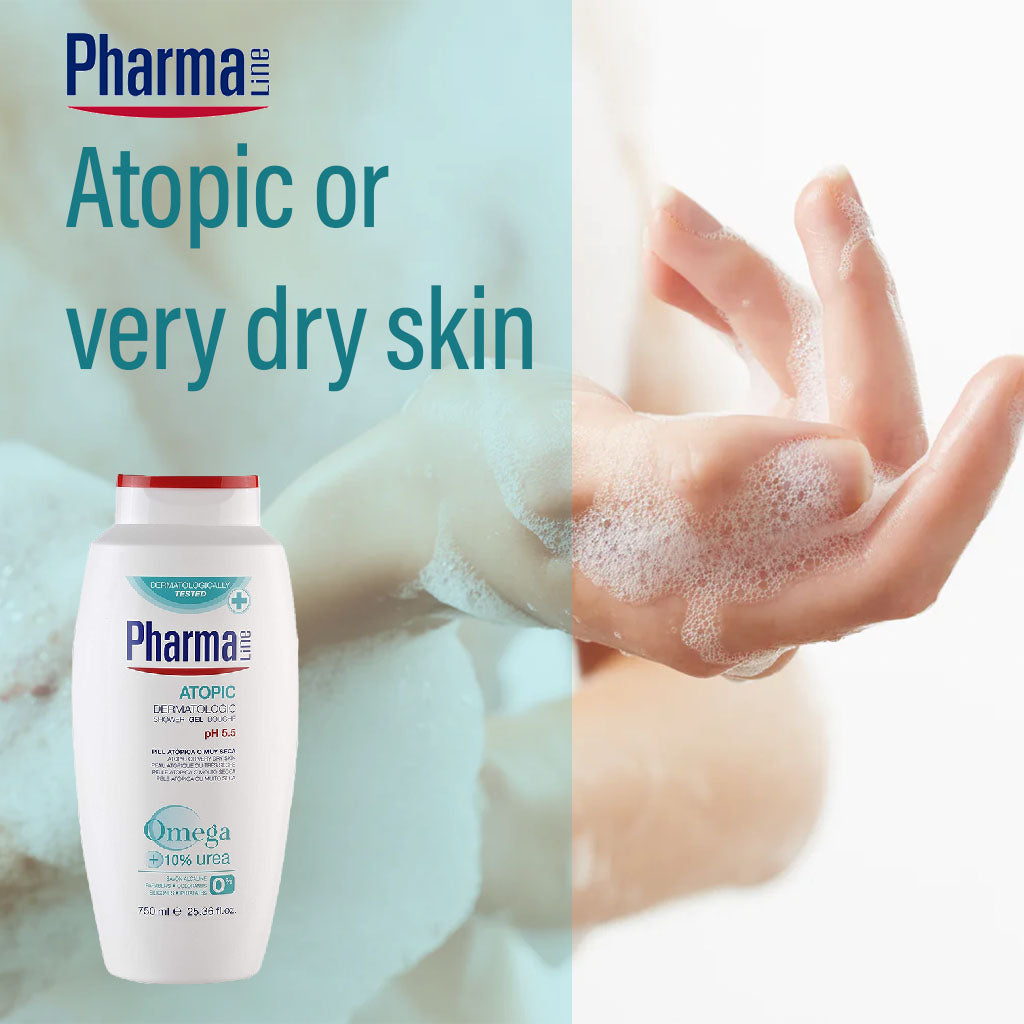 PharmaLine Atopic Dermatologic Shower Gel 750 mL - Easy Pharmacy LLC