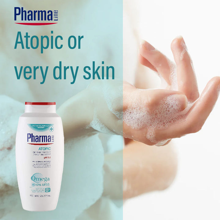 PharmaLine Atopic Dermatologic Shower Gel 750 mL - Easy Pharmacy LLC