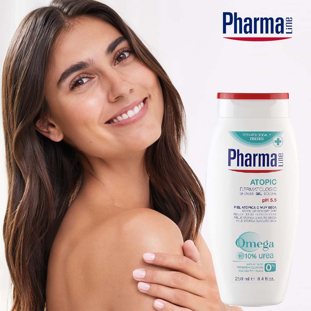 PharmaLine Atopic Dermatologic Shower Gel 250 mL - Easy Pharmacy LLC