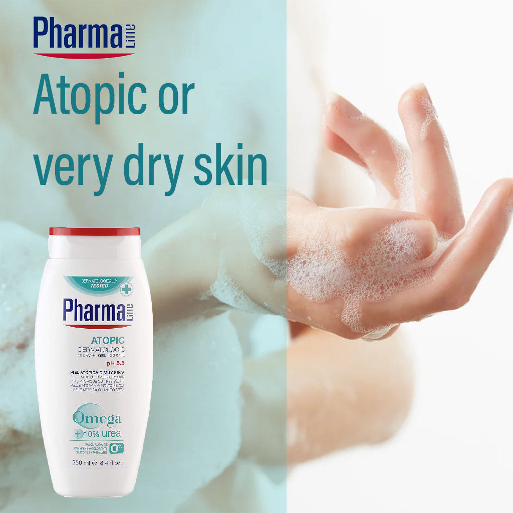 PharmaLine Atopic Dermatologic Shower Gel 250 mL - Easy Pharmacy LLC