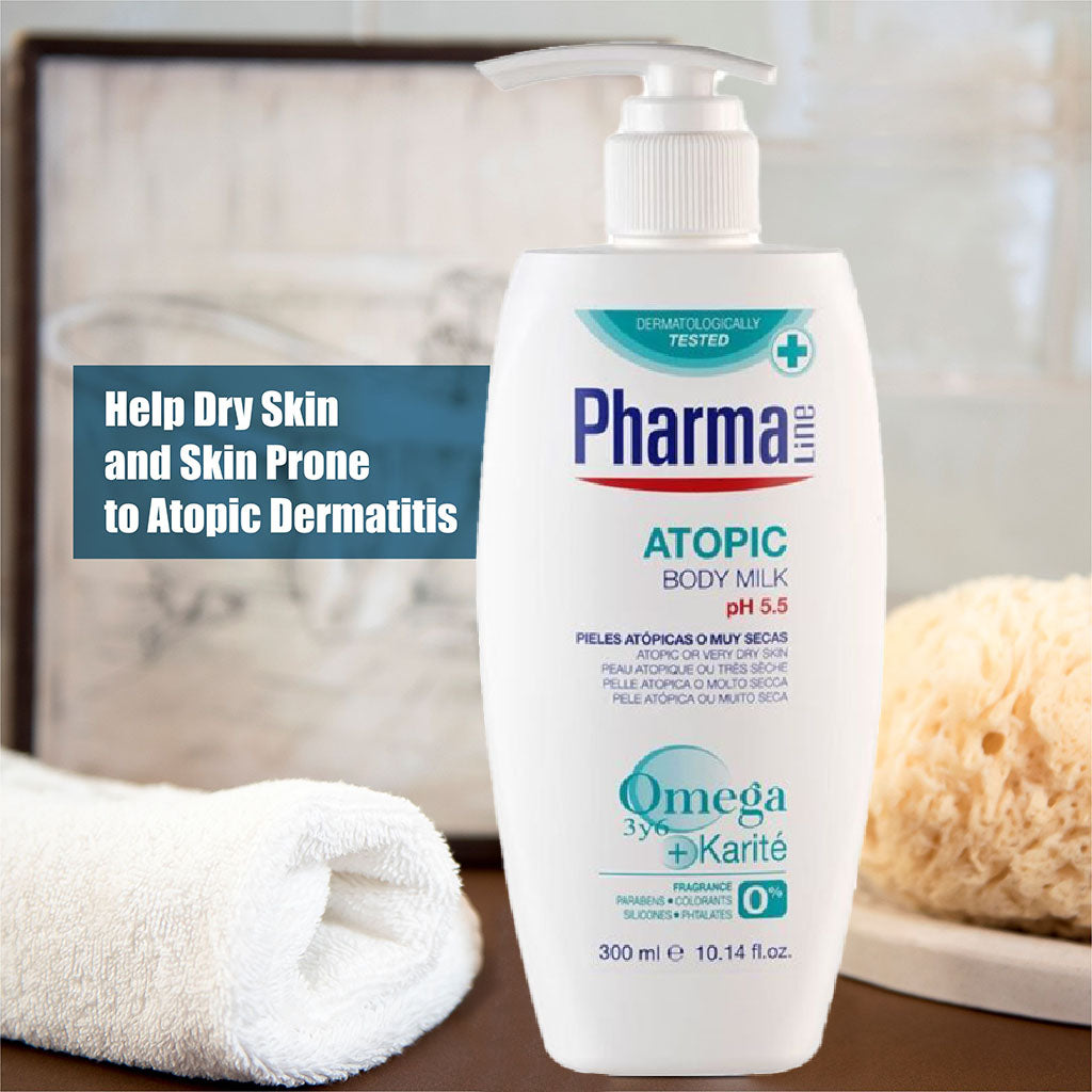 PharmaLine Atopic Body Milk 300 mL - Easy Pharmacy LLC