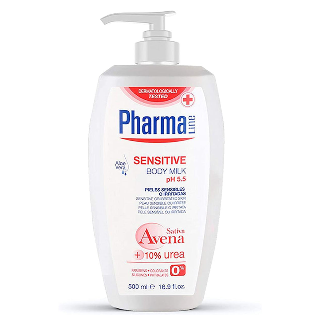 PharmaLine Sensitive Body Milk 500 mL - Easy Pharmacy LLC