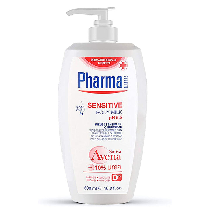 PharmaLine Sensitive Body Milk 500 mL - Easy Pharmacy LLC