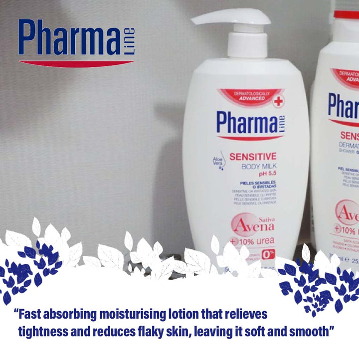 PharmaLine Sensitive Body Milk 500 mL - Easy Pharmacy LLC