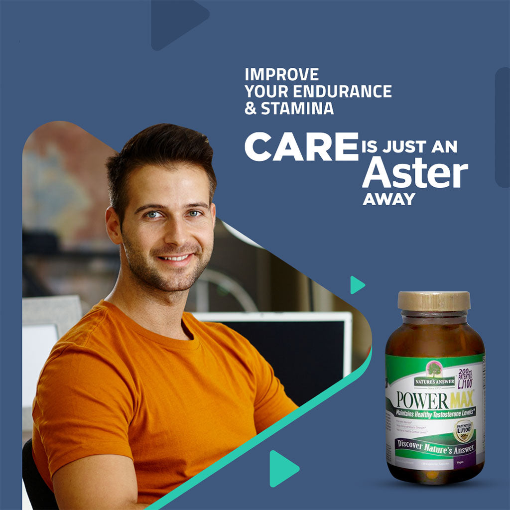 Nature's Answer Power Max Vegetarian Capsules For Stamina, Pack of 120's - Easy Pharmacy LLC