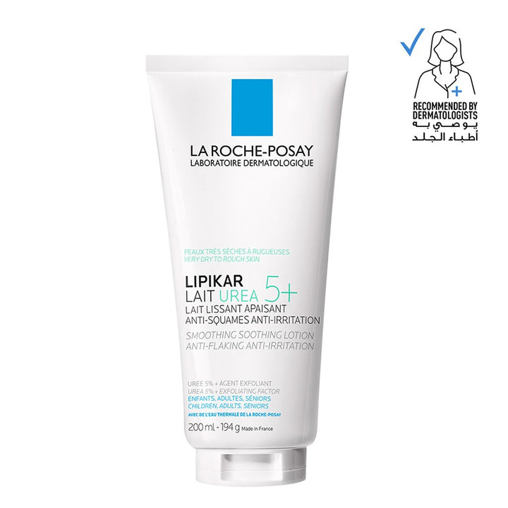 La Roche-Posay Lipikar Lait 5% Urea Body Lotion For Dry & Rough Skin 200ml - Easy Pharmacy LLC