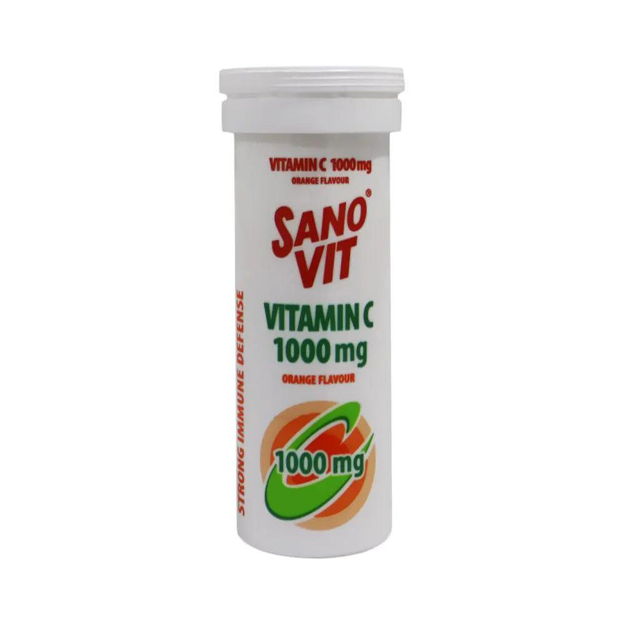 Sanovit Vitamin C 1000 mg Orange Effervescent Tablet 10's