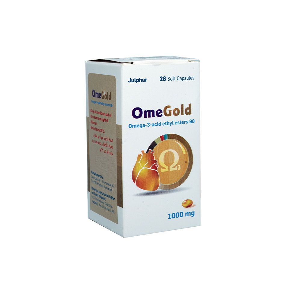 OmeGold 1000mg Omega 3 Fish Oil Supplement Capsules, Pack of 28's - Easy Pharmacy LLC