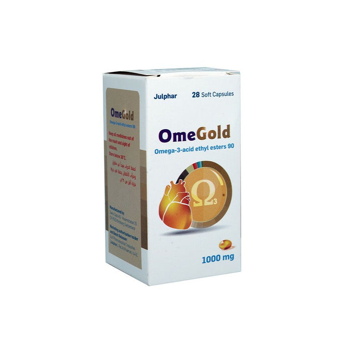 OmeGold 1000mg Omega 3 Fish Oil Supplement Capsules, Pack of 28's - Easy Pharmacy LLC