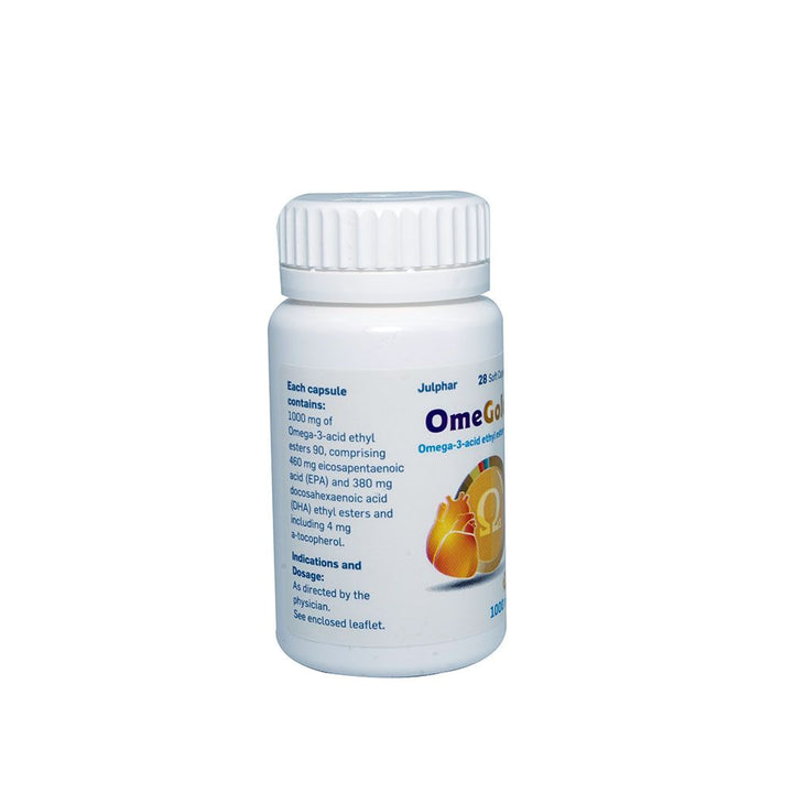 OmeGold 1000mg Omega 3 Fish Oil Supplement Capsules, Pack of 28's - Easy Pharmacy LLC