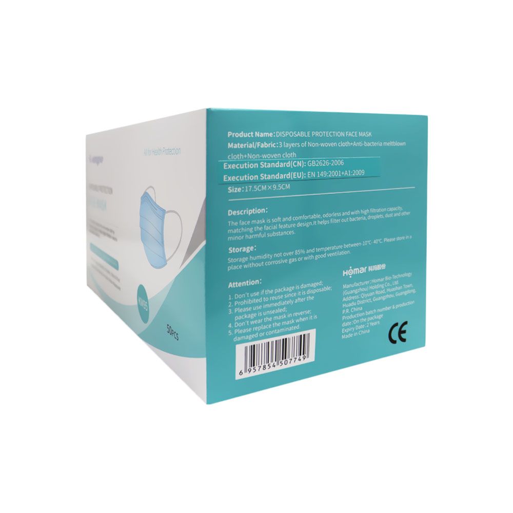 S. Sangso Disposable Protection Face Mask 50's KM95 - Easy Pharmacy LLC