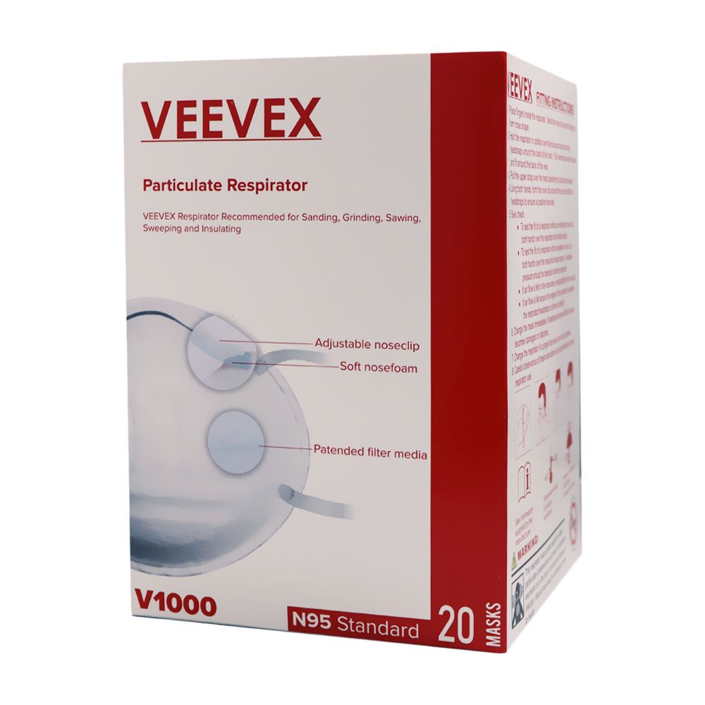 Veevex N95 Particulate Respirator Mask 20's FANOUS-V1000 - Easy Pharmacy LLC
