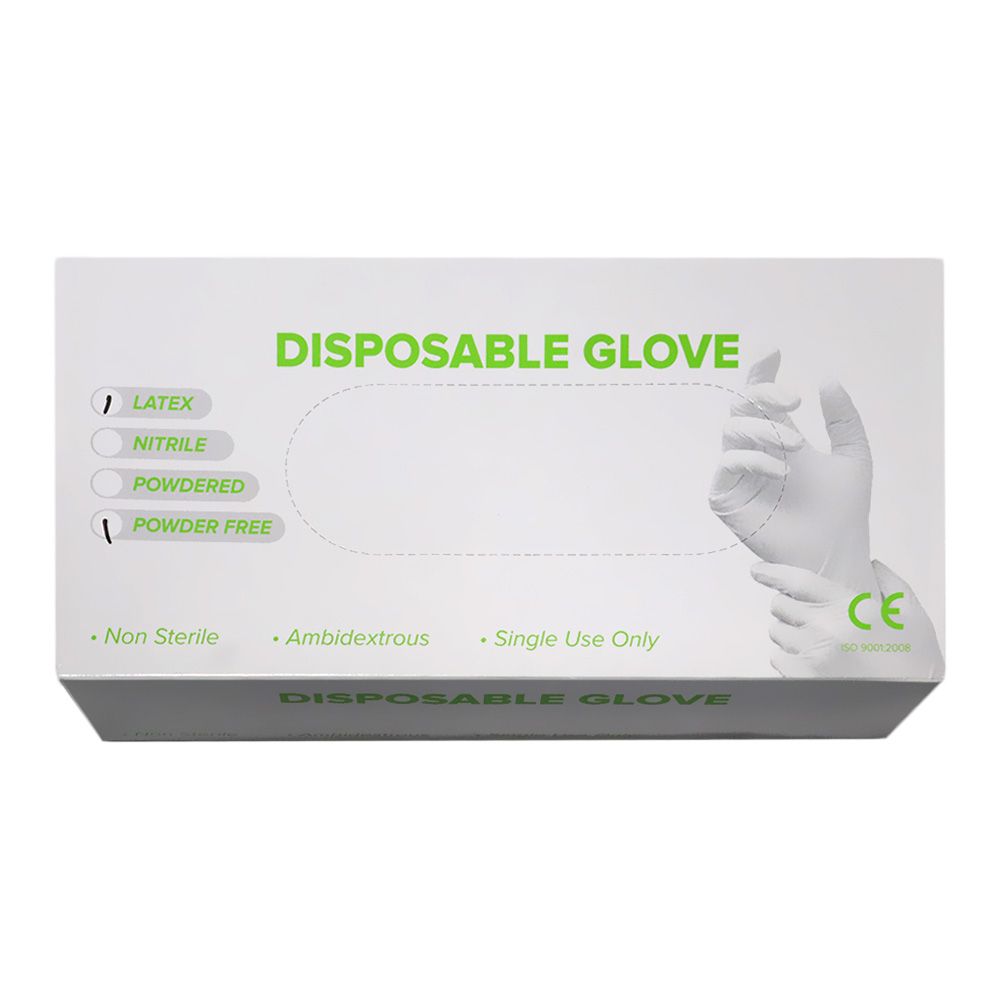 Lyfemed Latex Examination Gloves Powder Free Medium 100's - Easy Pharmacy LLC