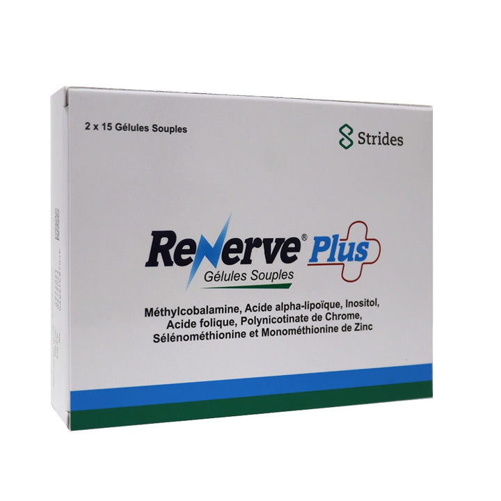 Renerve Plus Vitamin B12 Multivitamin Supplement Capsules With Alpha Lipoic Acid, Pack of 30's - Easy Pharmacy LLC