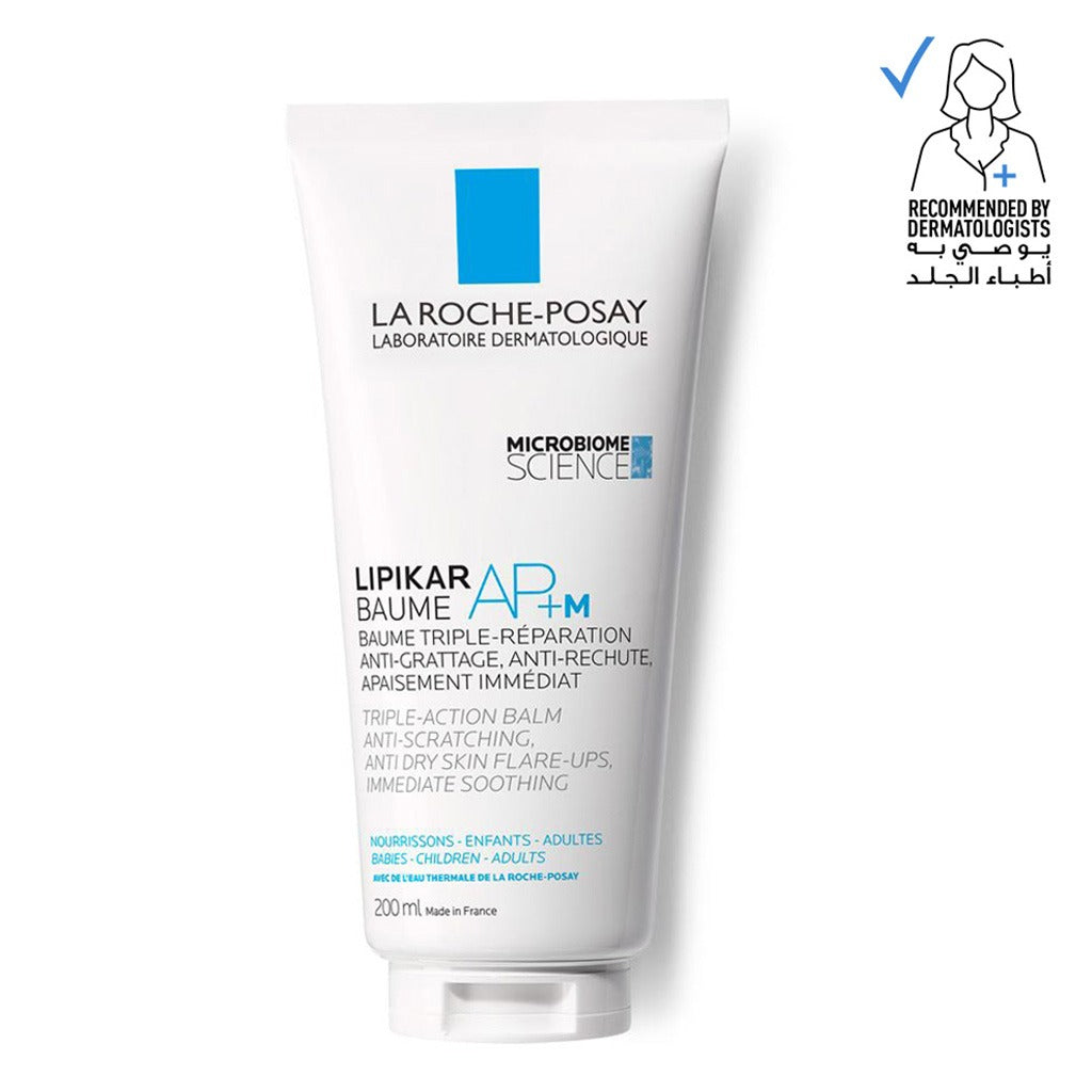 La Roche-Posay Lipikar Baume Ap+M Moisturizer For Atopic Eczema & Allergy-Prone Skin With Extreme Dryness 200ml - Easy Pharmacy LLC