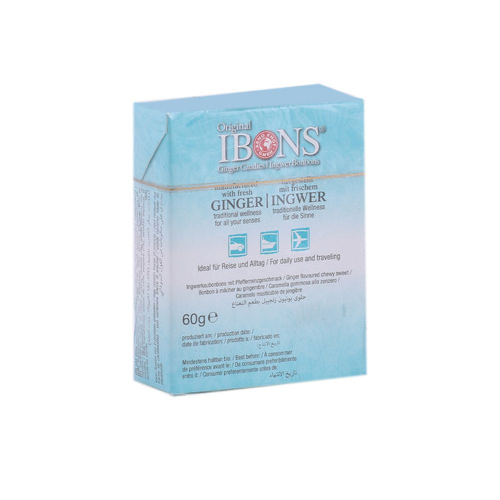 IBONS Ginger Candies Peppermint 60 g - Easy Pharmacy LLC