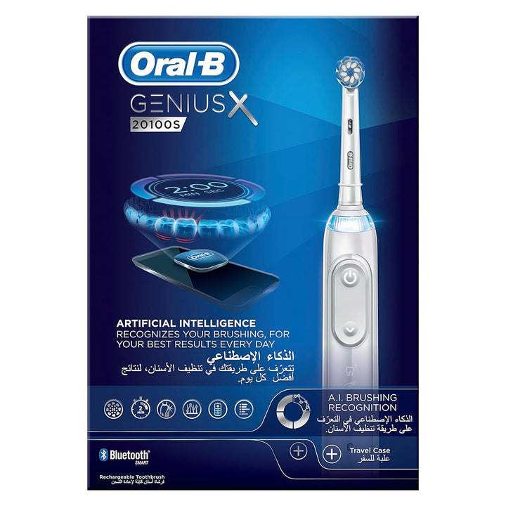 Braun Oral B GeniusX 20100S Artificial Intelligence Toothbrush - Easy Pharmacy LLC