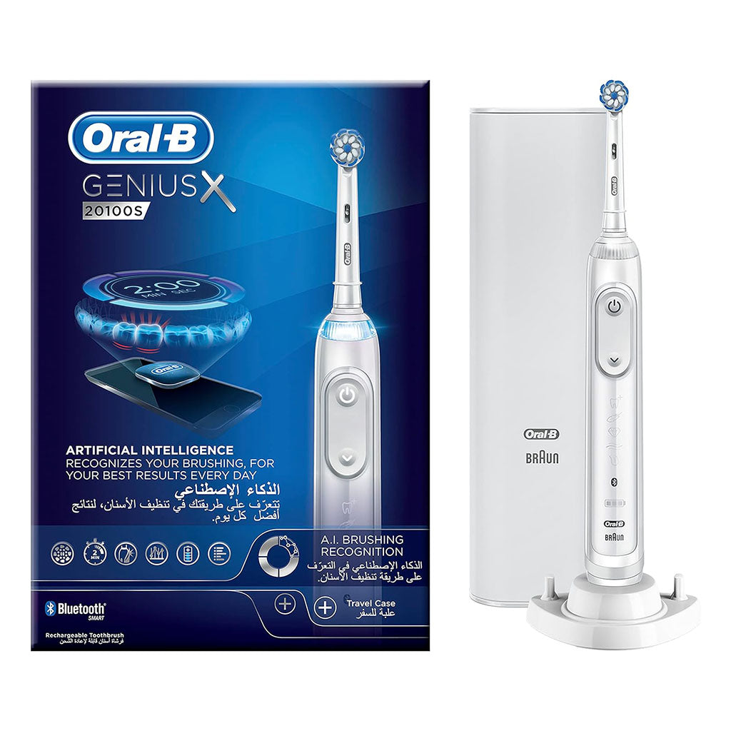Braun Oral B GeniusX 20100S Artificial Intelligence Toothbrush - Easy Pharmacy LLC