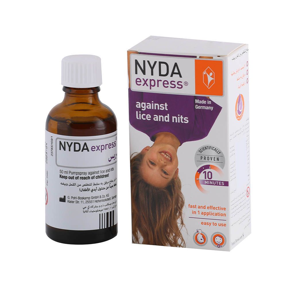 Nyda Express Pumpspray Against Lice And Nits 50 mL - Easy Pharmacy LLC