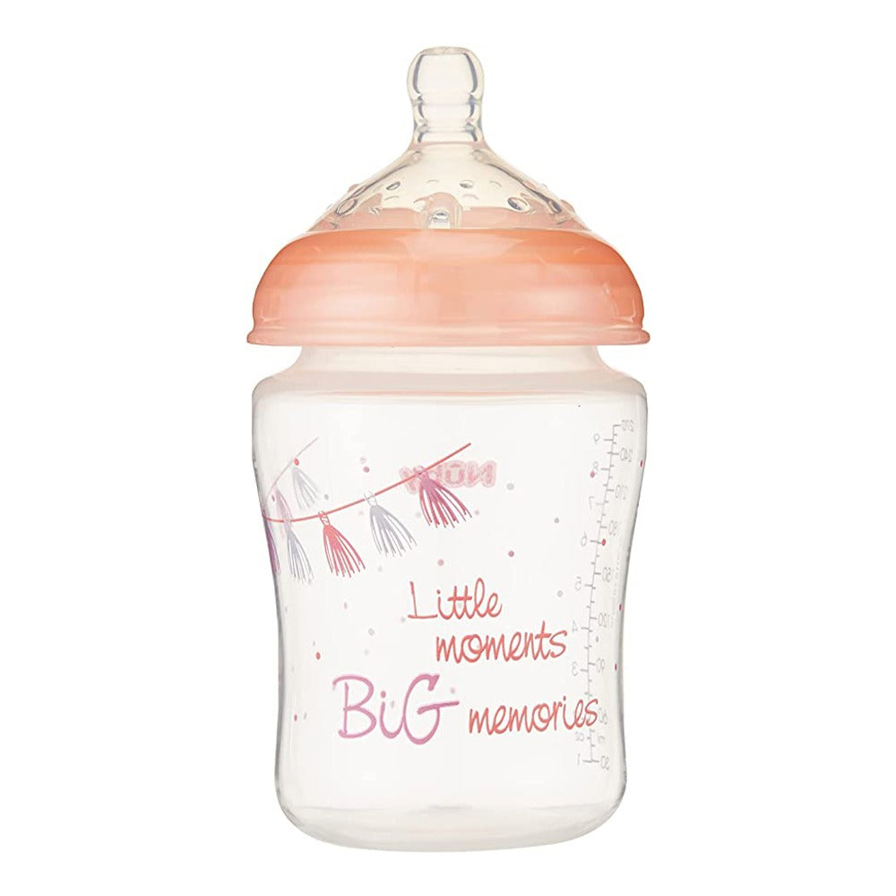 Nuby Little Moments SoftFlex 0+ month Pink Bottle 270 mL - Easy Pharmacy LLC