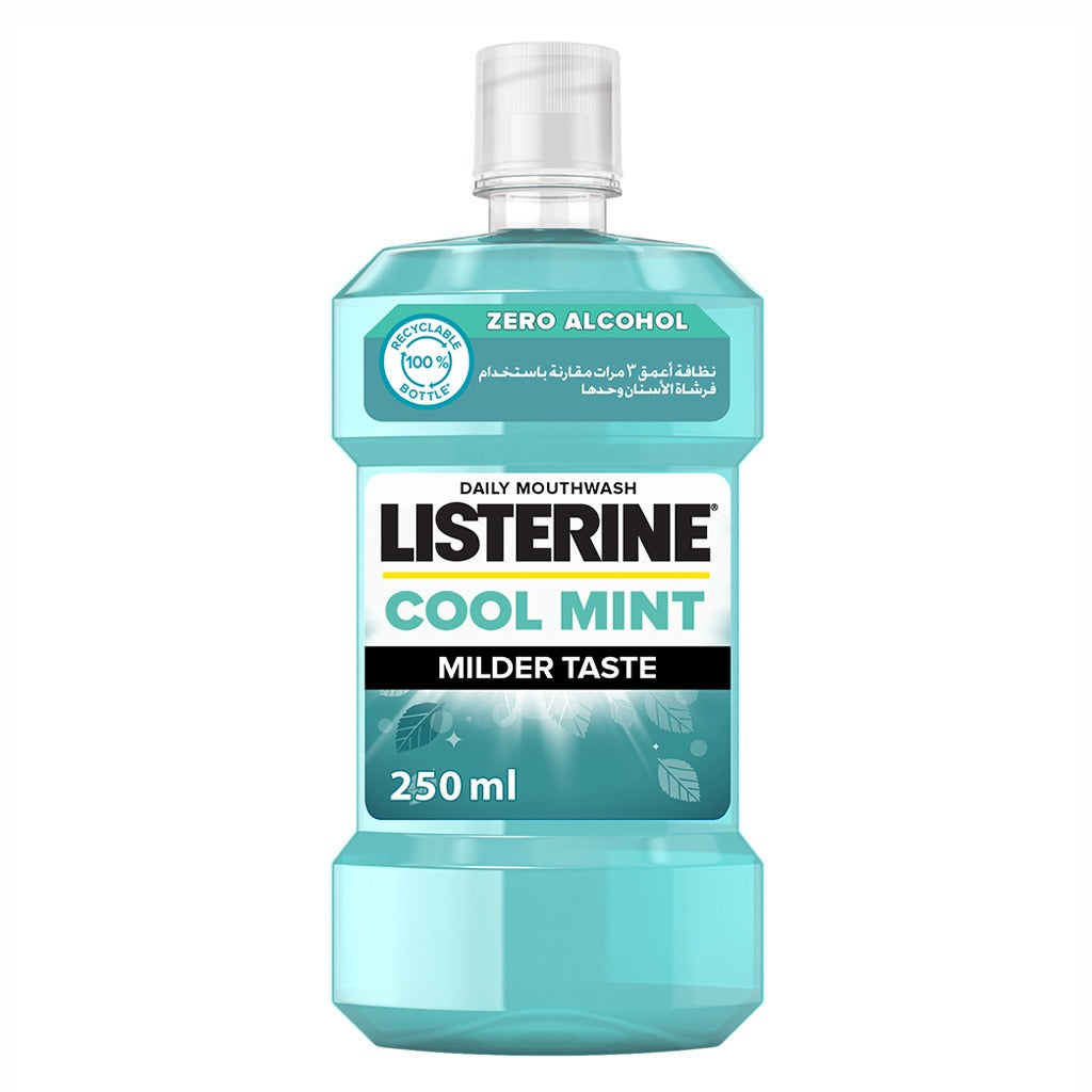 Listerine Zero Alcohol Cool Mint Milder Taste Mouthwash 250ml - Easy Pharmacy LLC