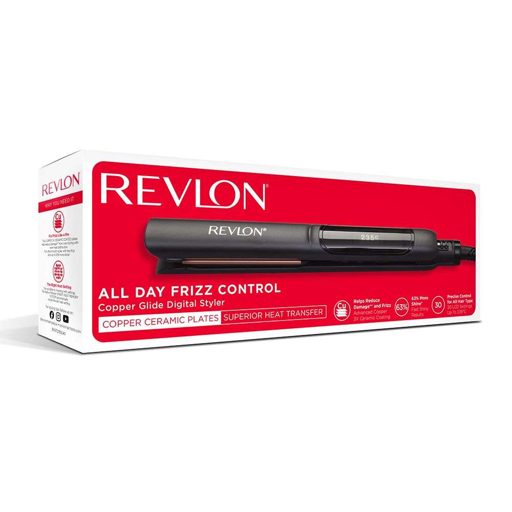 Revlon All Day Frizz Control Copper Glide Digital Styler RVST21 - Easy Pharmacy LLC