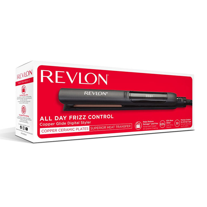Revlon All Day Frizz Control Copper Glide Digital Styler RVST21 - Easy Pharmacy LLC