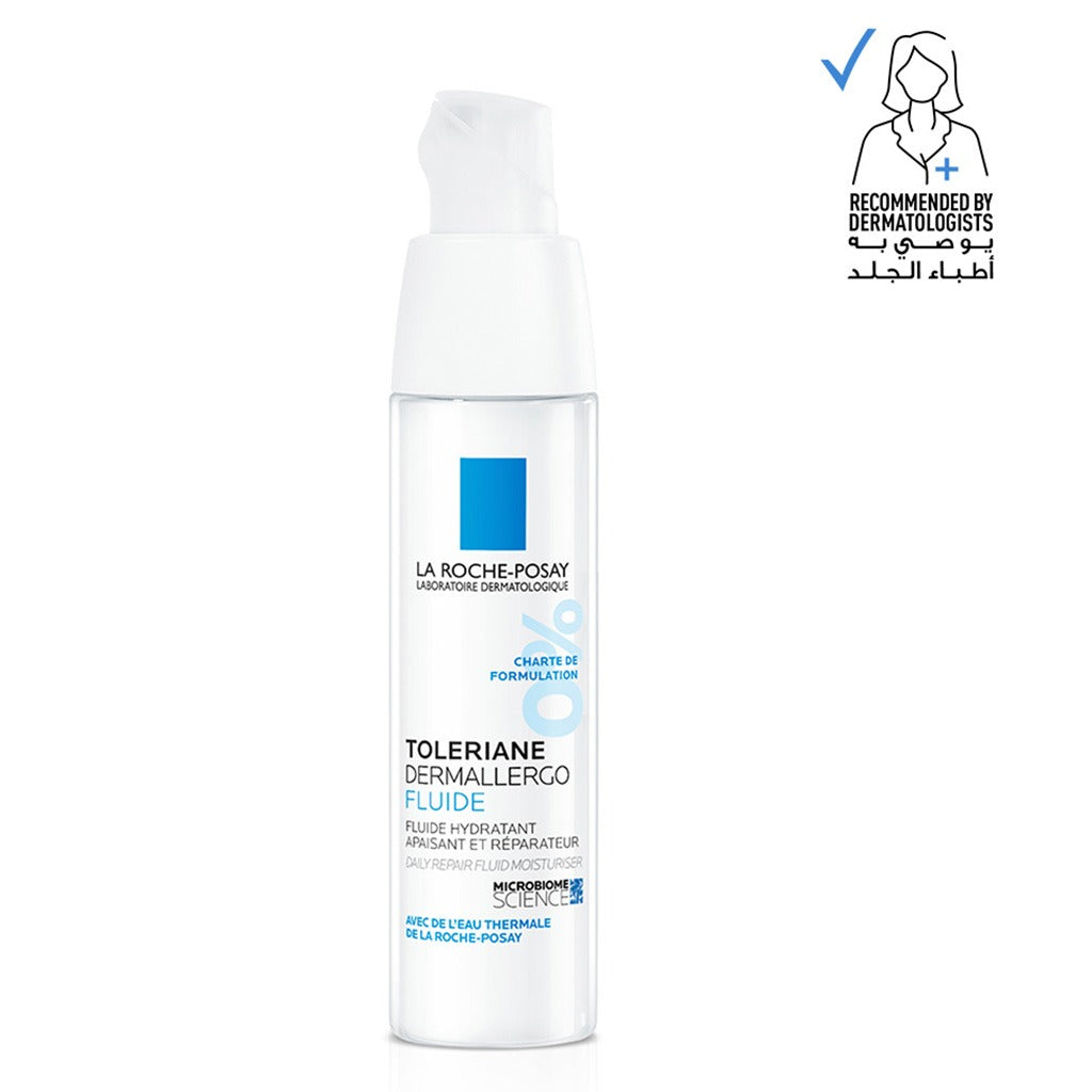 La Roche-Posay Toleriane Dermallergo Fluide Face Moisturizer For Sensitive Skin 40ml - Easy Pharmacy LLC