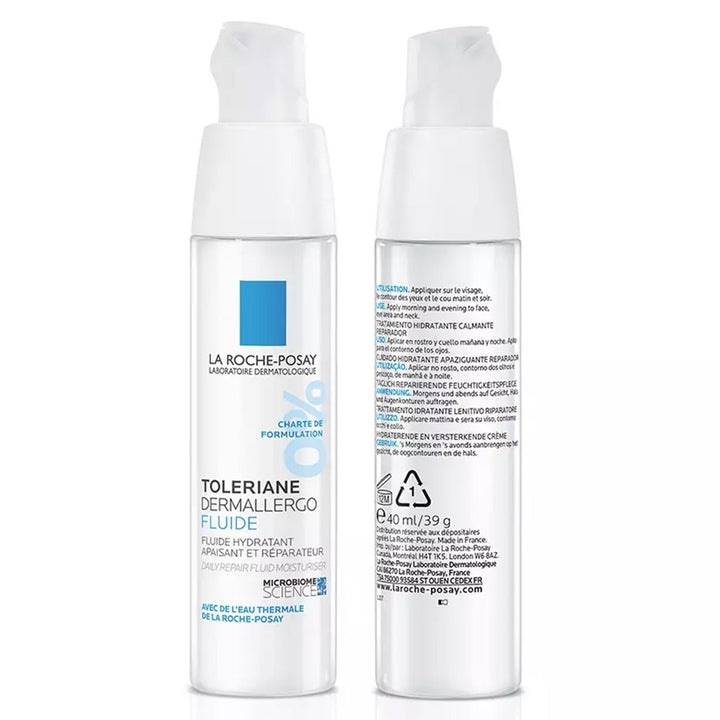 La Roche-Posay Toleriane Dermallergo Fluide Face Moisturizer For Sensitive Skin 40ml - Easy Pharmacy LLC