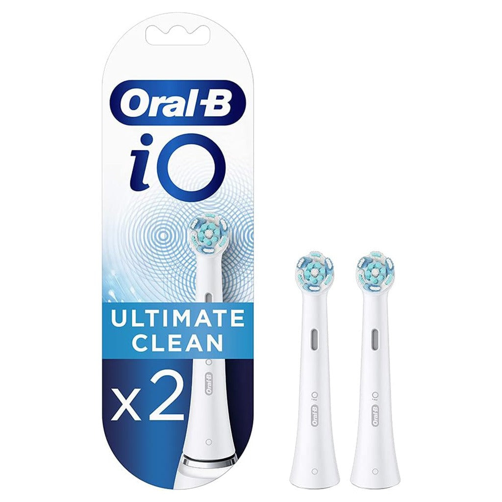 Braun Oral B iO Ultimate Clean Replacement Brush Heads White, 2's - Easy Pharmacy LLC