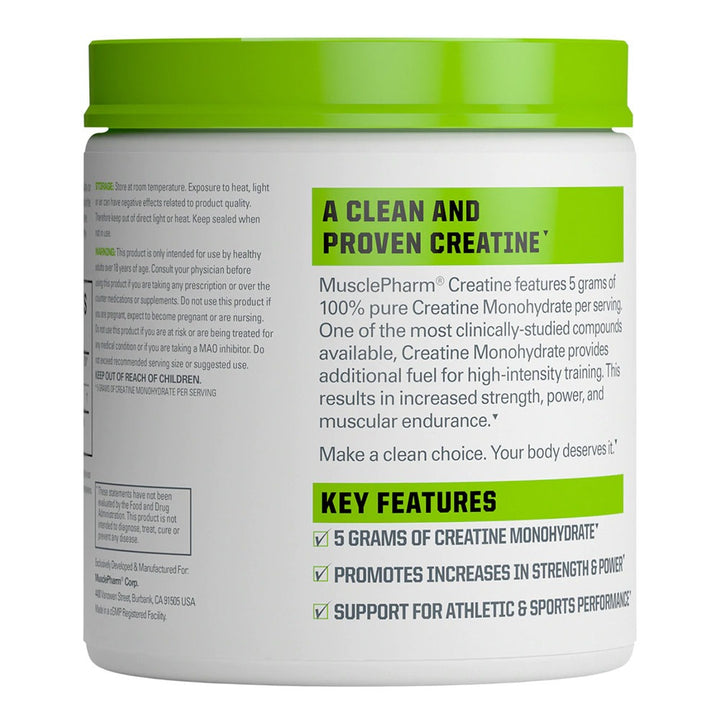 Muscle Pharm Essentials Creatine Unflavored Powder 60 Servings - Easy Pharmacy LLC