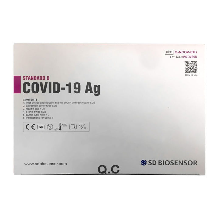 SD Biosensor Standard Q Covid-19 Antigen Rapid Self Test Kit 25's - Easy Pharmacy LLC