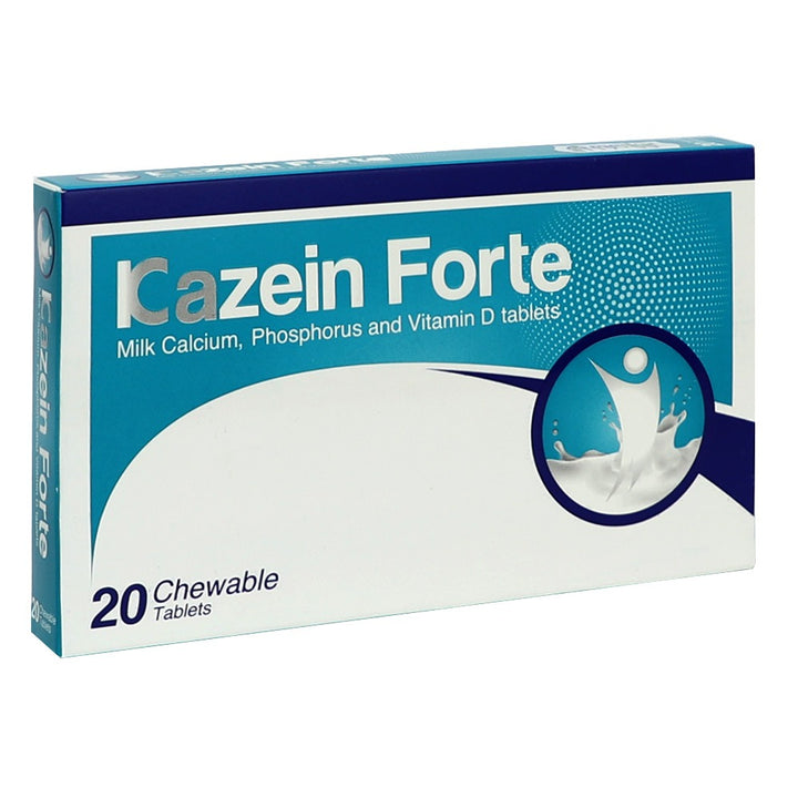 Kazein Forte Milk Calcium Chewable Tablets 20's - Easy Pharmacy LLC