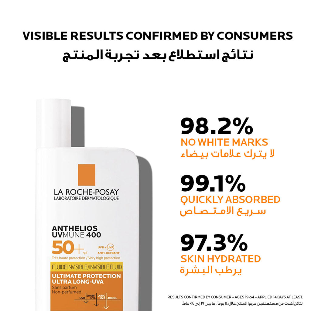 La Roche-Posay Anthelios UVMune 400 Invisible SPF50+ Sunscreen 50ml - Easy Pharmacy LLC