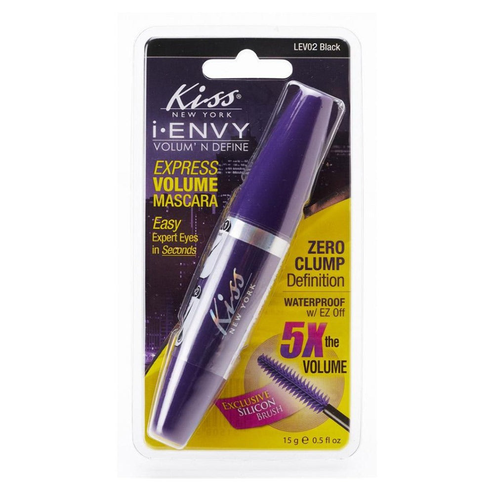Kiss I.Envy Volum N' Define Express Volume Mascara Black LEVC02 - Easy Pharmacy LLC