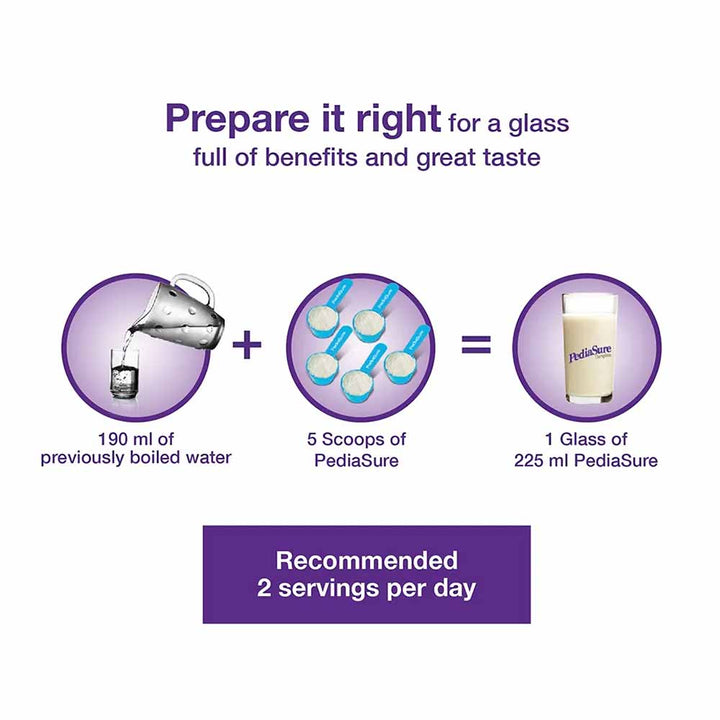 PediaSure Complete Growing Up Children's Milk Formula For 1 To 10 Years Strawberry Flavour 400g - Easy Pharmacy LLC