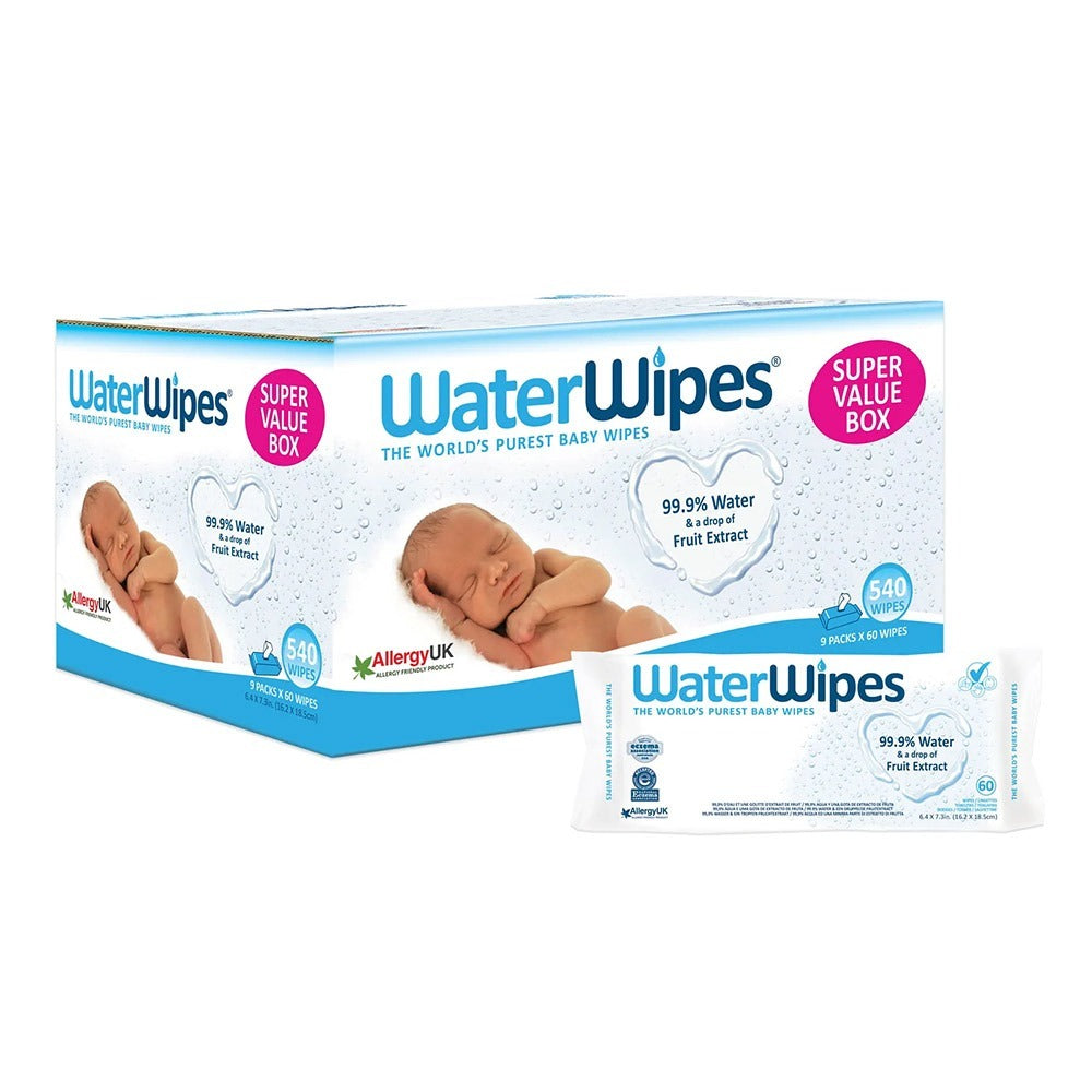 WaterWipes Baby Wipes 9*60 Super Value Box - Easy Pharmacy LLC