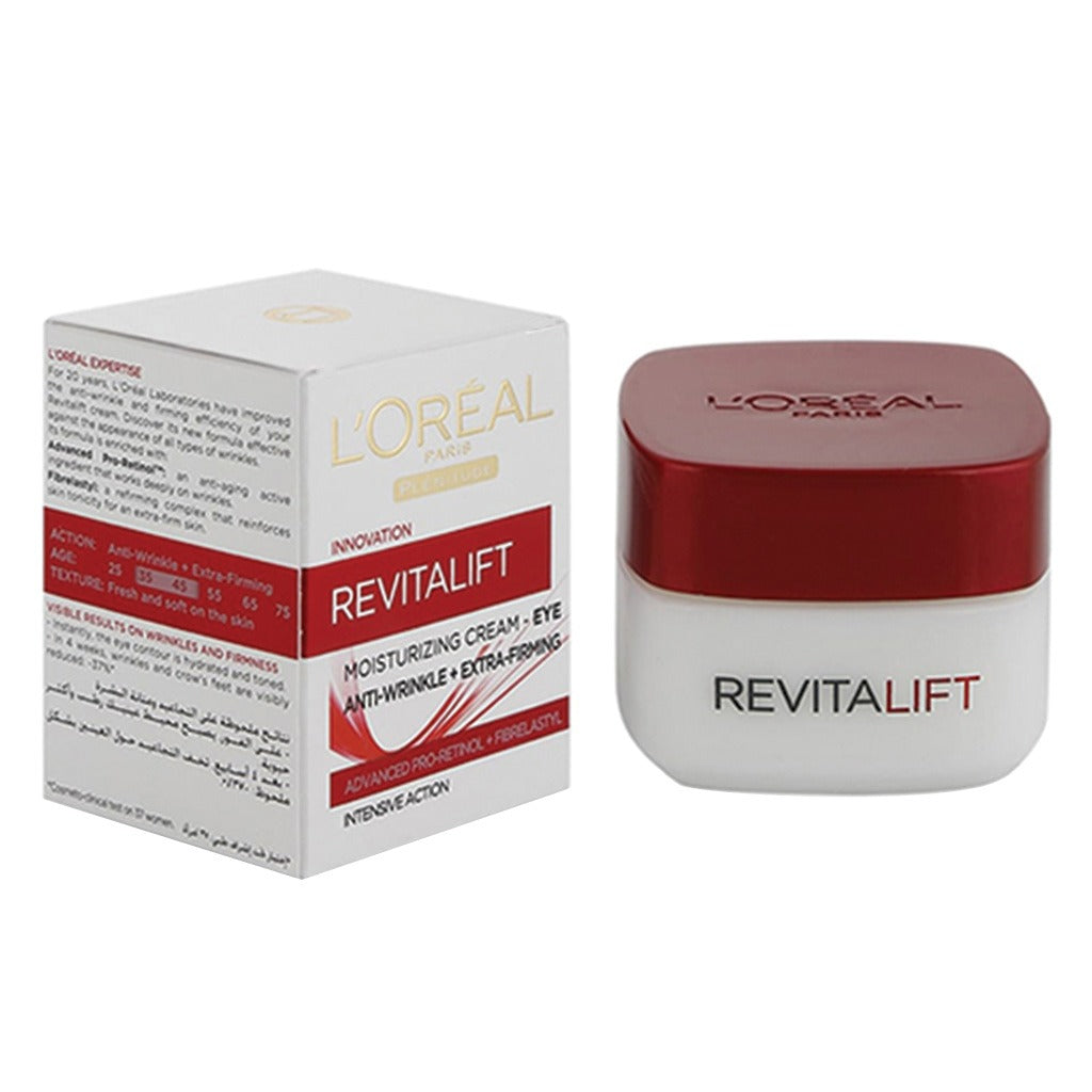 L'oreal Paris Revitalift Anti-Wrinkle Eye Cream With Stimulift 15 mL - Easy Pharmacy LLC