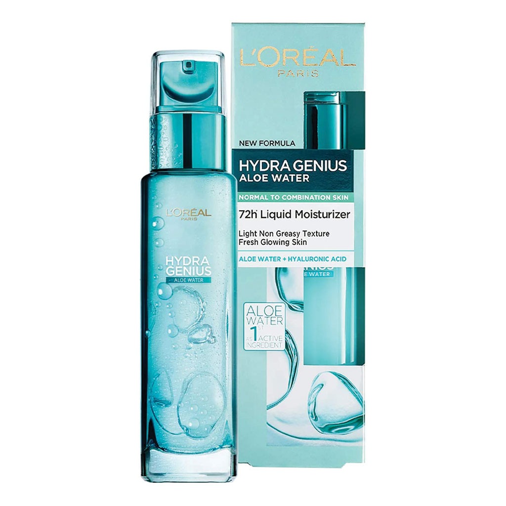 L'oreal Paris Hydra Genius Aloe Water 72H Moisturizer Normal To Combination skin 70 mL - Easy Pharmacy LLC