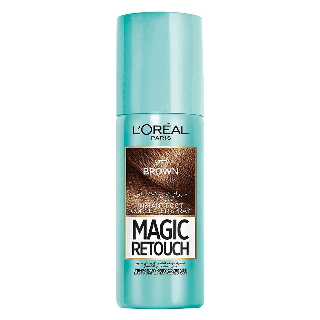 Loreal Paris Magic Retouch Instant Root Concealer Spray Brown 75 mL - Easy Pharmacy LLC