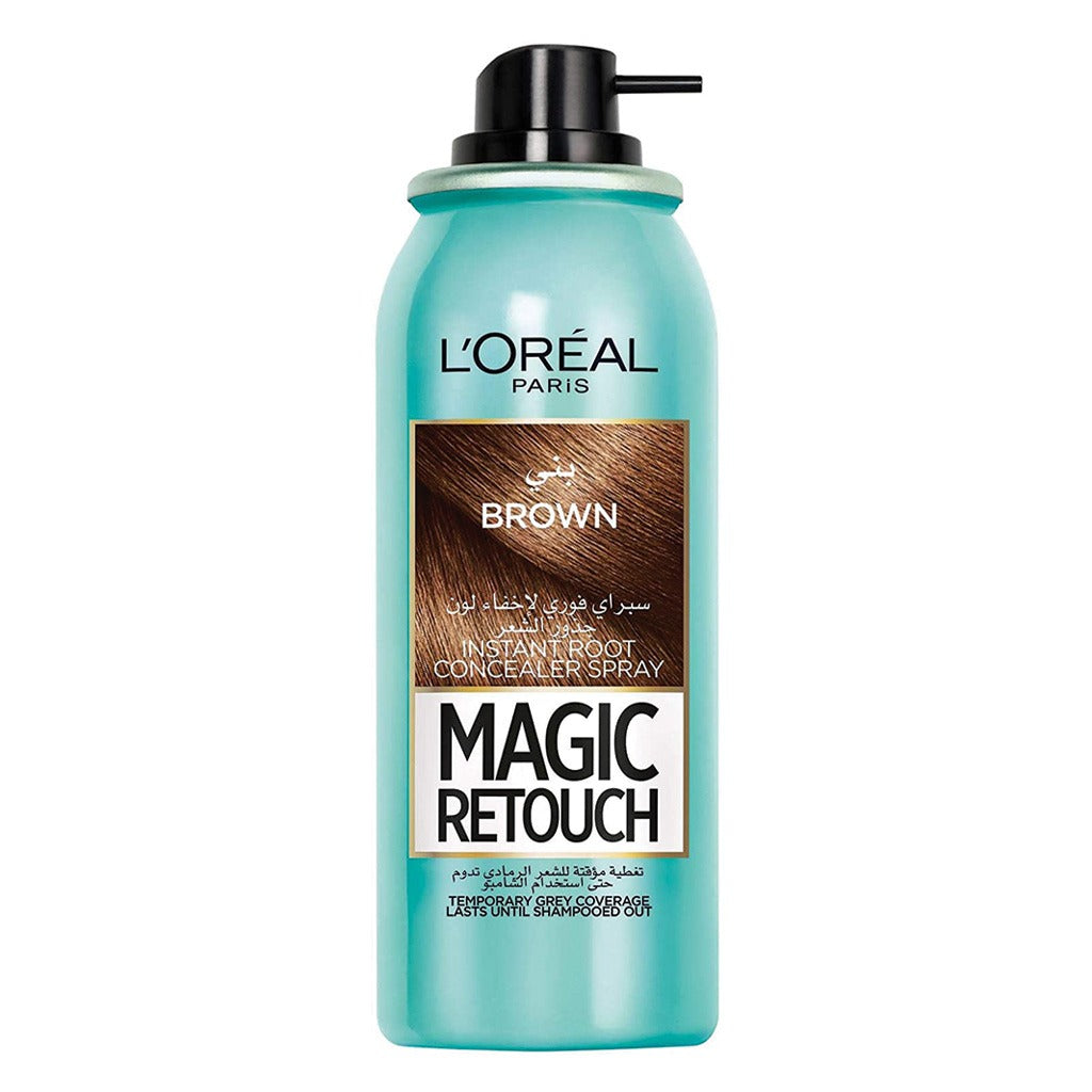 Loreal Paris Magic Retouch Instant Root Concealer Spray Brown 75 mL - Easy Pharmacy LLC