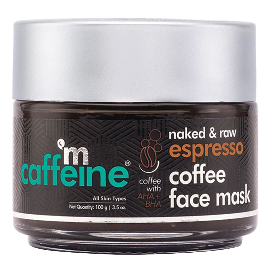 Mcaffeine Naked & Raw Espresso Coffee Face Mask With Natural AHA & BHA 100 g - Easy Pharmacy LLC