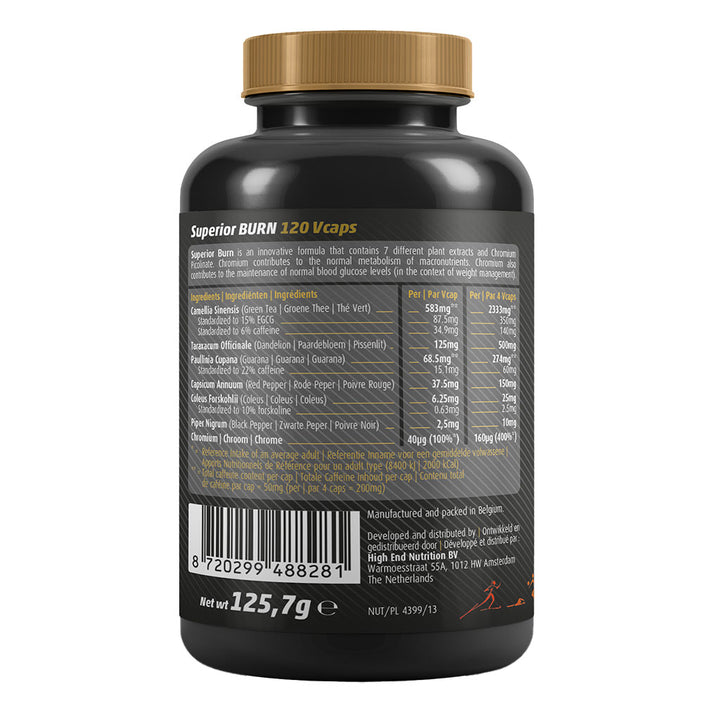 High End Nutrition Superior Burn VCaps 120's - Easy Pharmacy LLC