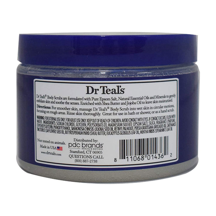 Dr Teal's Exfolaite & Renew Epsom Salt Body Scrub With Eucalyptus & Spearmint 454 g - Easy Pharmacy LLC