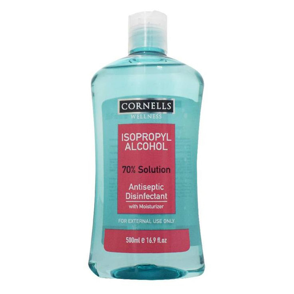 Cornells Wellness 70% Isopropyl Alcohol Disinfectant Solution 500ml - Easy Pharmacy LLC