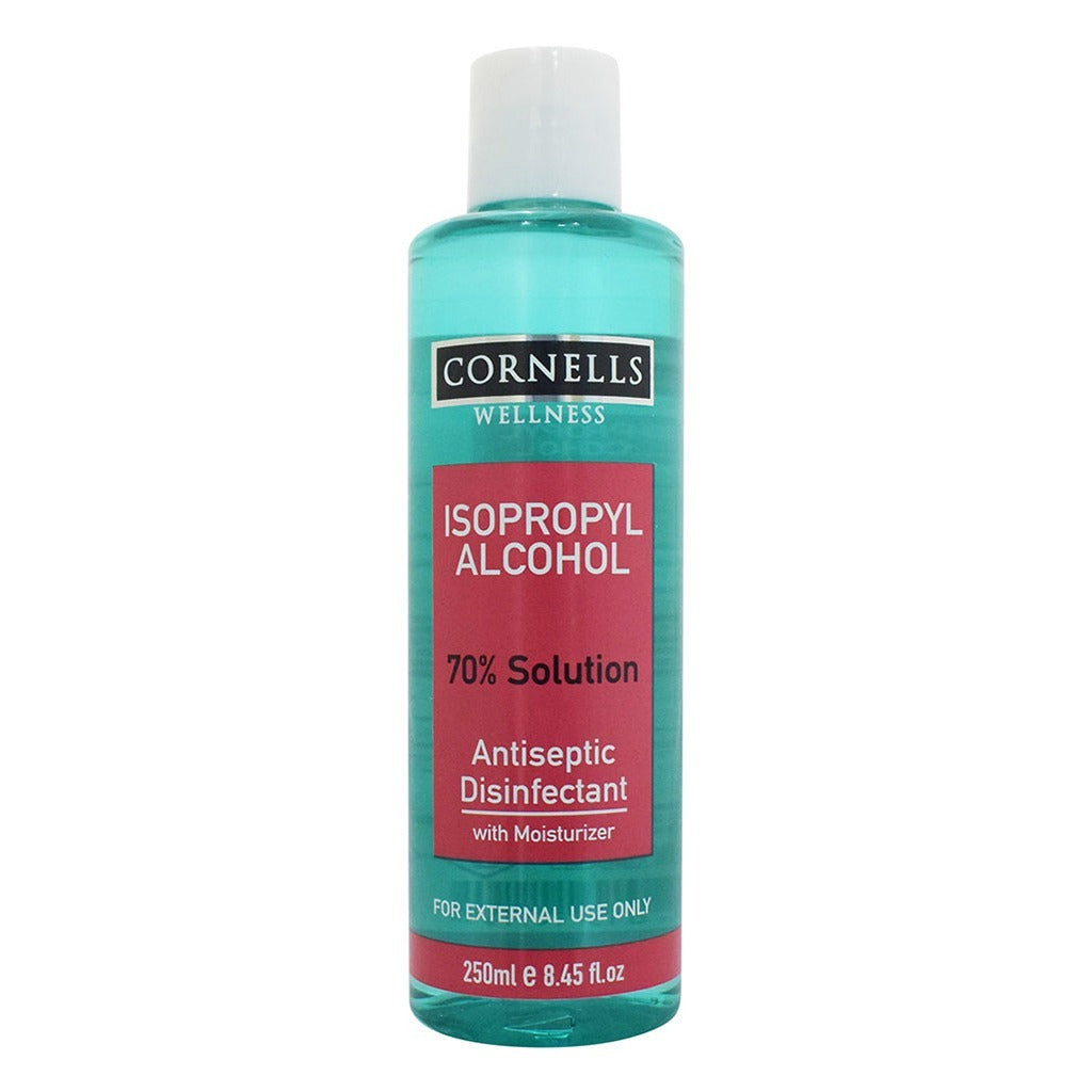 Cornells Wellness 70% Isopropyl Alcohol Disinfectant Solution 250ml - Easy Pharmacy LLC