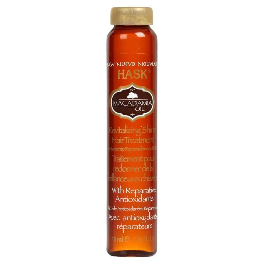Hask Macadamia Oil Revitalizing Shine Hair Oil Treatment 18 ml
